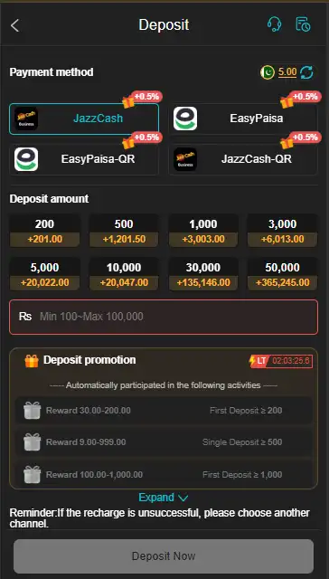 ct999 deposit